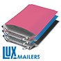 LUX Colored Poly Bubble Mailers