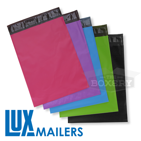 LUX Colored Poly Mailers