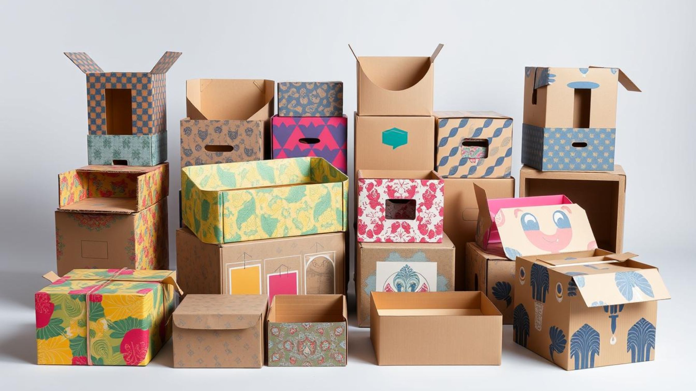 Can cardboard boxes be customized?