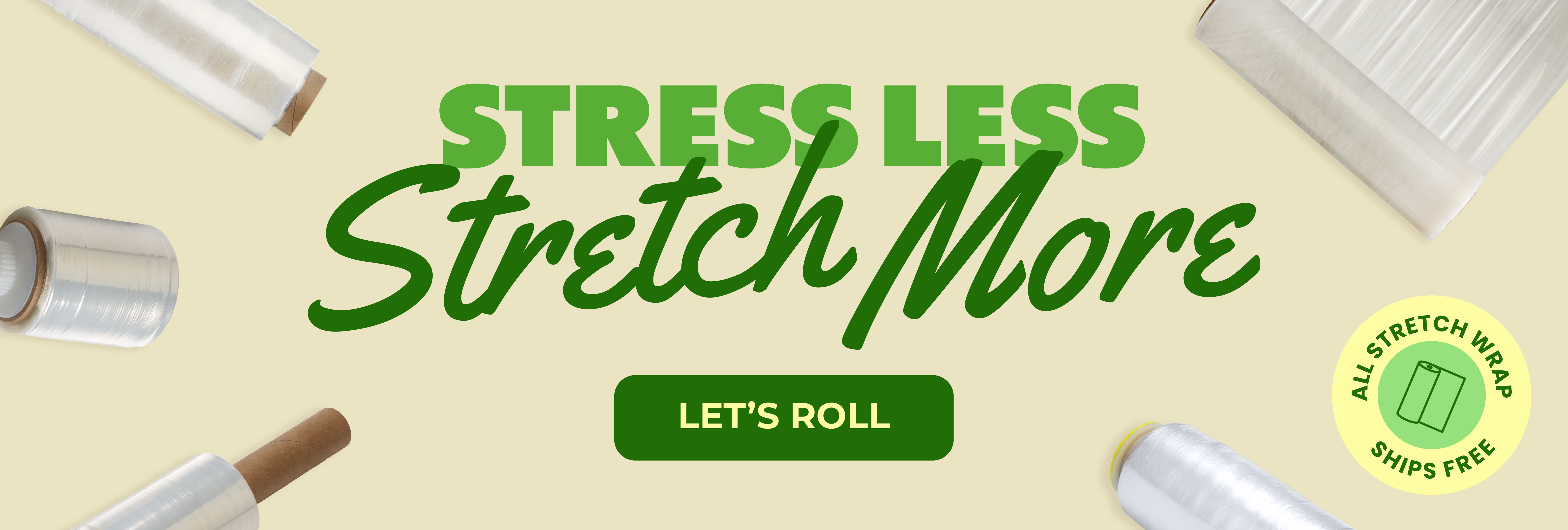 Stretch Wrap - Free Shipping  Stretch Wrap - Free Shipping